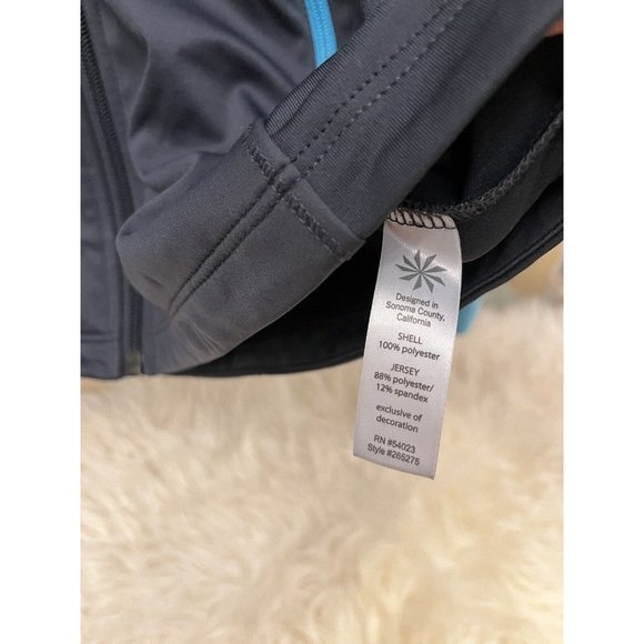 ATHLETA GREY DIPSEA WATER RESISTANT RUNNING SPORTS ATHLETIC JACKET WOMENS M - Picture 6 of 8